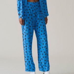 Ganni Roseburg Crepe Pants